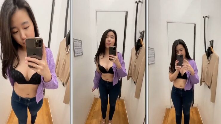 Novi Chindo PIK Buka Baju Fitting Room