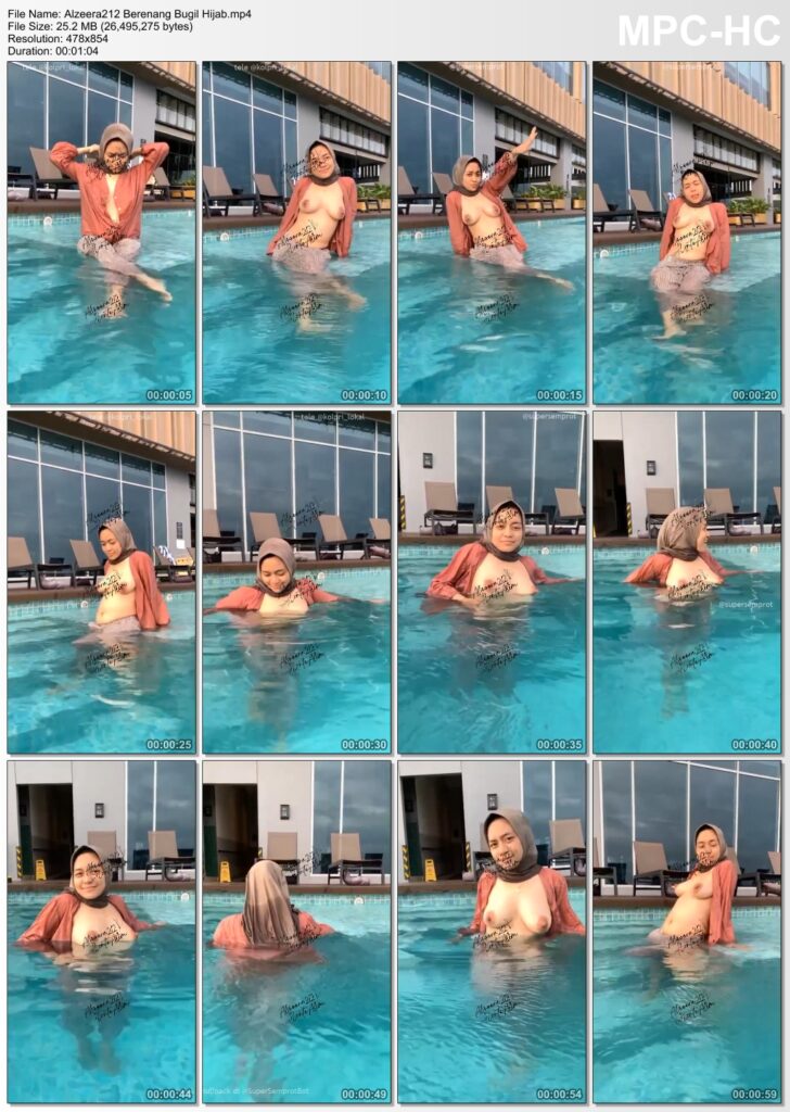 Alzeera212 Berenang Bugil Hijab